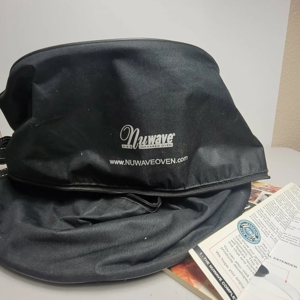 Nuwave Pro Infrared Oven Black Carrying Case Travel Bag And Strap